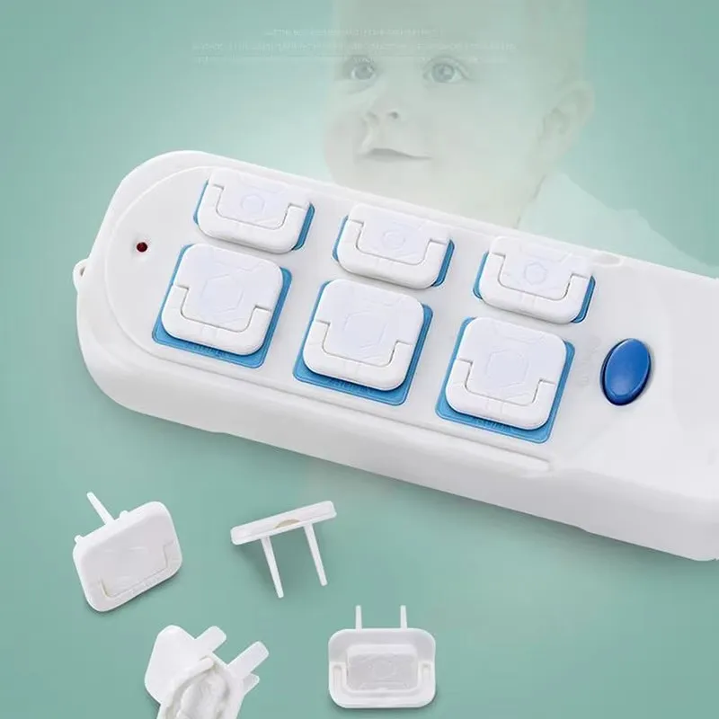 Outlet Cover Baby - ฝาครอบปลั๊กไฟป้องกันไฟดูดสำหรับเด็ก ติดตั้งง่าย ป้องกันฝุ่น พร้อมที่จับซ่อนสำหรับครอบครัว