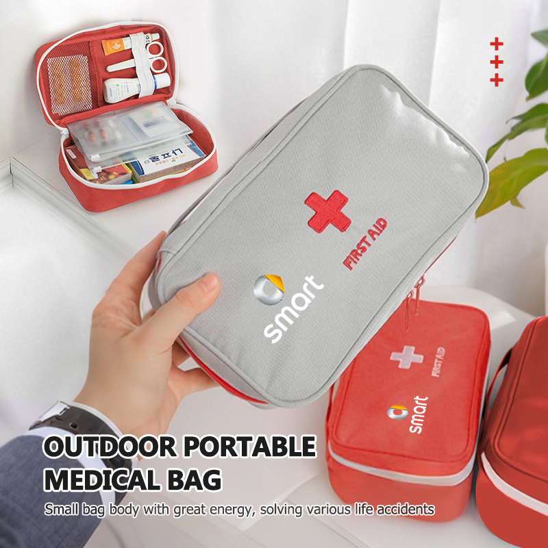 First Aid Bag Kit - รถแบบพกพาชุดปฐมพยาบาลกระเป๋าเดินทางกระเป๋าถือกระเป๋าสําหรับ Smart Fortwo Forfour 451 453
