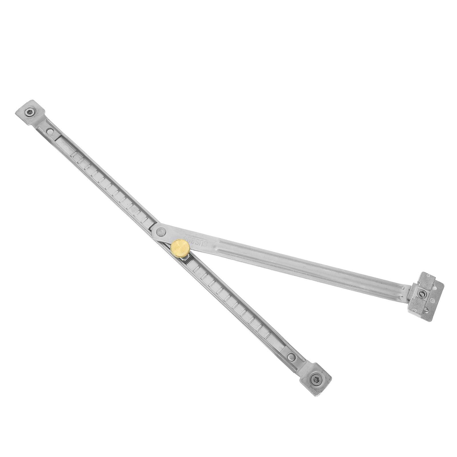 Window Lock Bar - ตัวจำกัดการเปิดหน้าต่างแบบบานพับ ปรับระดับได้ พร้อมตัวล็อคแบบเสียดสี สำหรับอพาร์ทเมนต์ ระเบียง และหน้าต่างบานเปิดแบบยุโรป