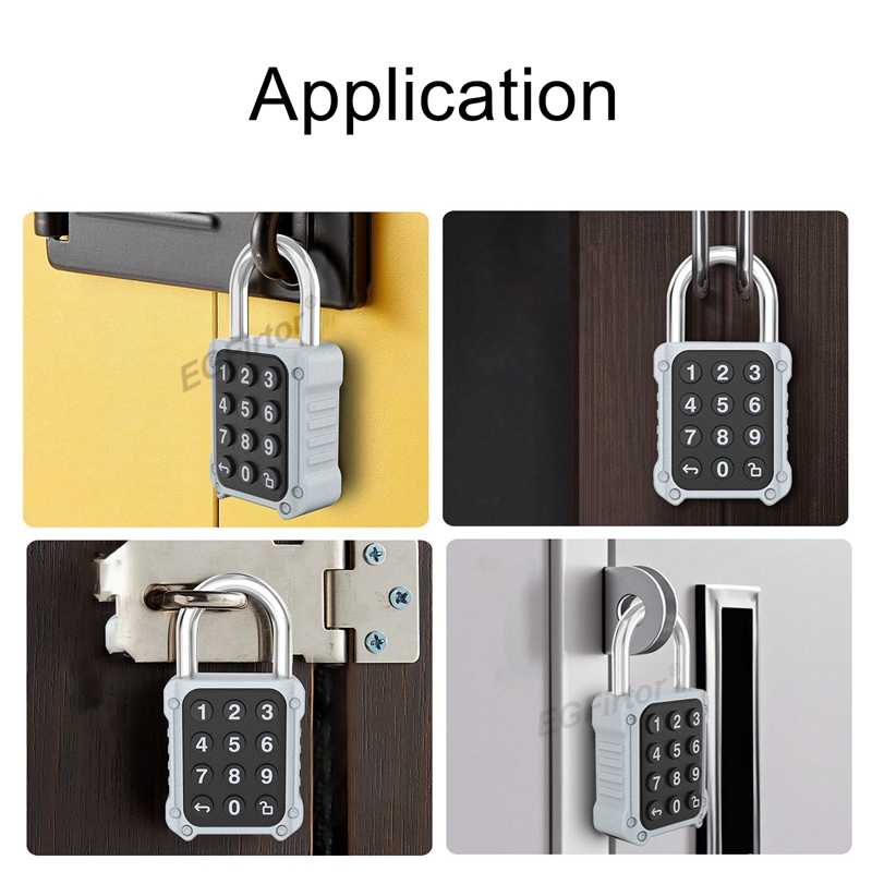 Lockbox Key Secure - ทูย่าบลูทูธ APP รีโมทอิเล็กทรอนิกส์สมาร์ทกุญแจรหัสผ่านล็อคประตูความปลอดภัย ความปลอดภัย กระเป๋า กล่อง