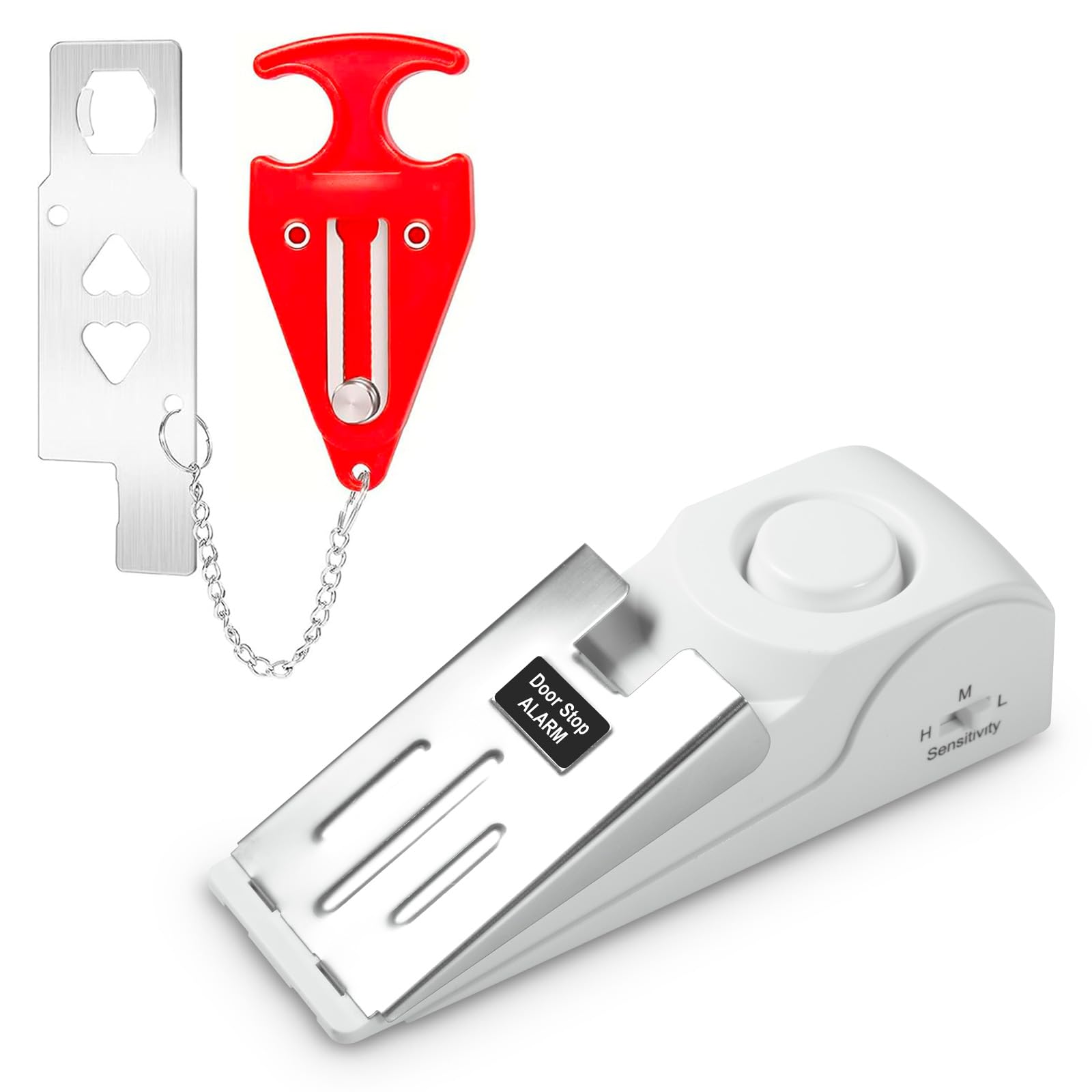 แบบพกพาประตูหยุดปลุกเดินทางโรง - Door Stop Alarm บทวิจารณ์และราคา