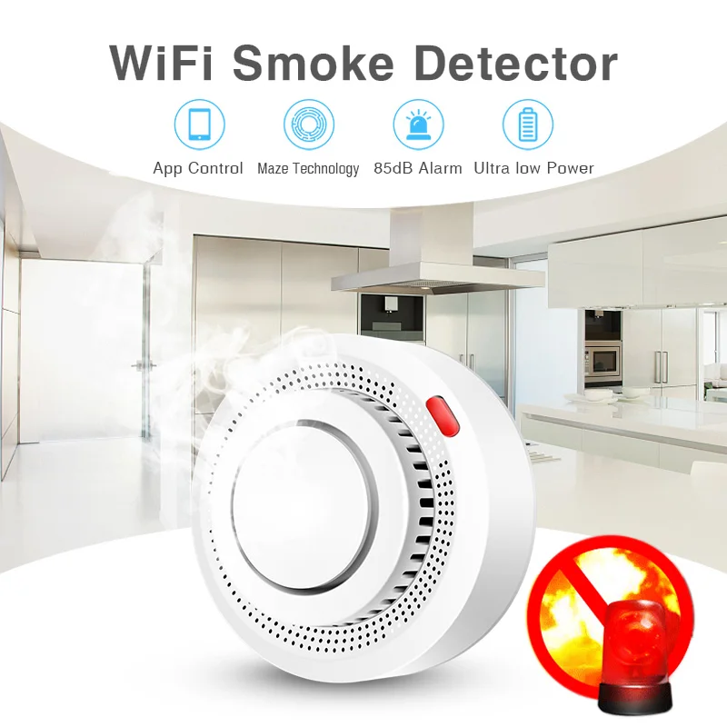 ทูย่า สมาร์ท ไวไฟเซ็นเซอร์ตรวจ - Smoke Detector Interconnected บทวิจารณ์และราคา