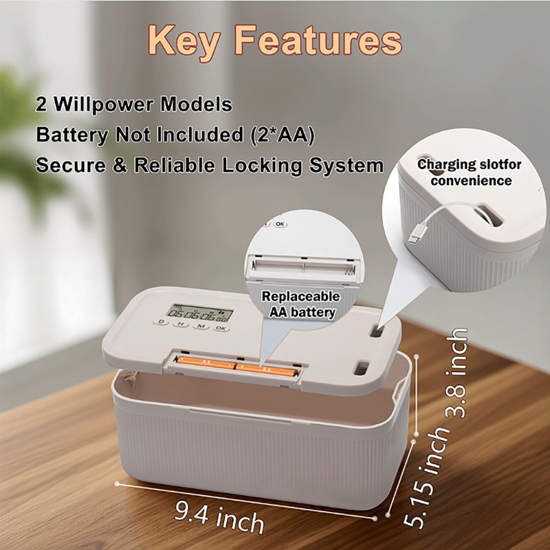 กล่องล็อคตั้งเวลา กล่องล็อคอิเ - Medicine Cabinet Lock บทวิจารณ์และราคา