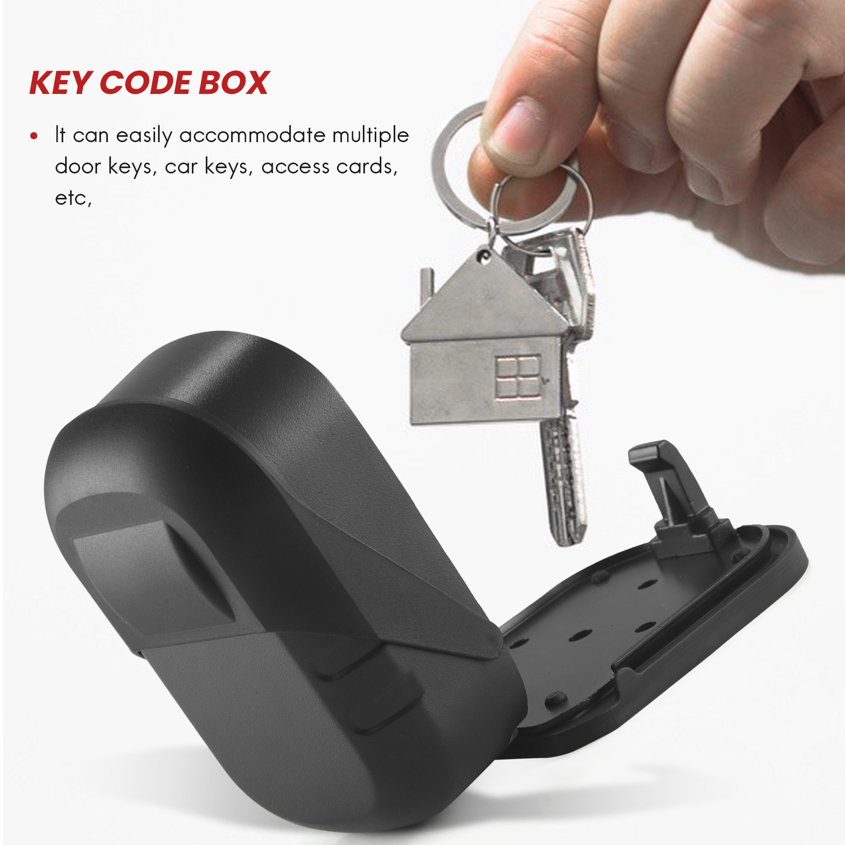 B27B กล่องล็อคกุญแจติดผนัง 4 ห - Lockbox Key Secure บทวิจารณ์และราคา