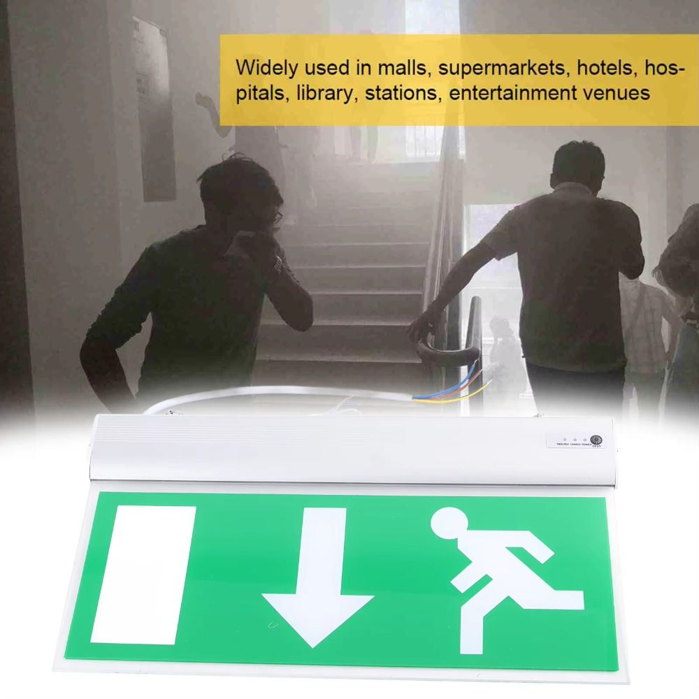 ไฟฉุกเฉิน LED สำหรับธุรกิจ 110 - Emergency Exit Sign บทวิจารณ์และราคา