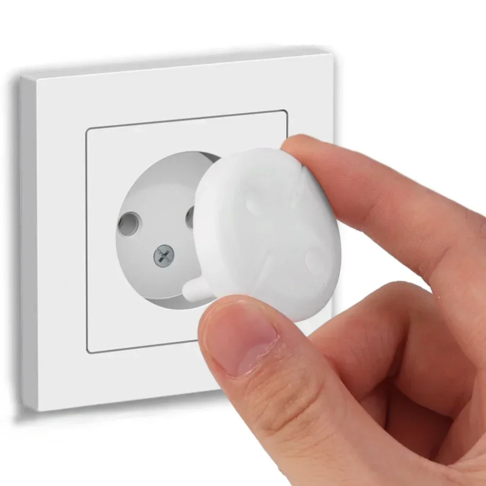 สีขาวไฟฟ้าความปลอดภัยซ็อกเก็ตฝ - Outlet Cover Baby บทวิจารณ์และราคา