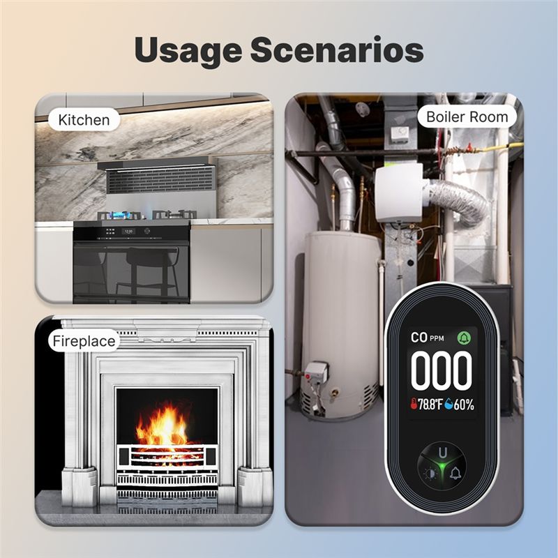 A93PHOT! เซ็นเซอร์วัดอุณหภูมิแ - Co Detector Plug บทวิจารณ์และราคา