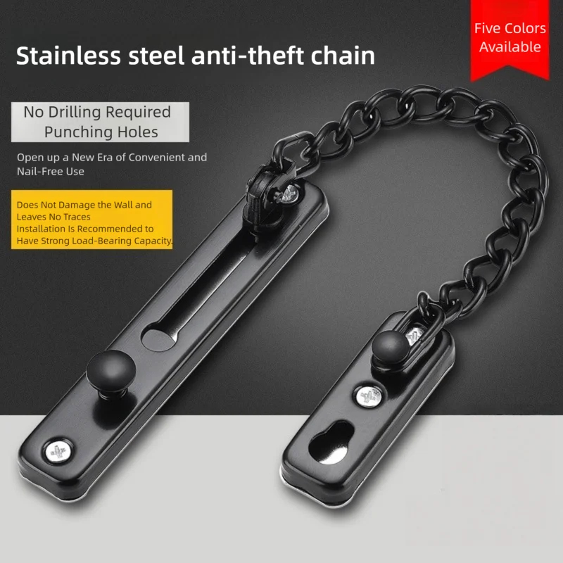 ล็อคโซ่ประตูสแตนเลสป้องกันการโ - Security Chain Door บทวิจารณ์และราคา