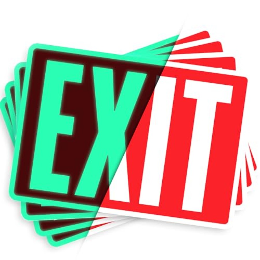 สติ๊กเกอร์ป้ายทางออก เรืองแสงใ - Emergency Exit Sign บทวิจารณ์และราคา