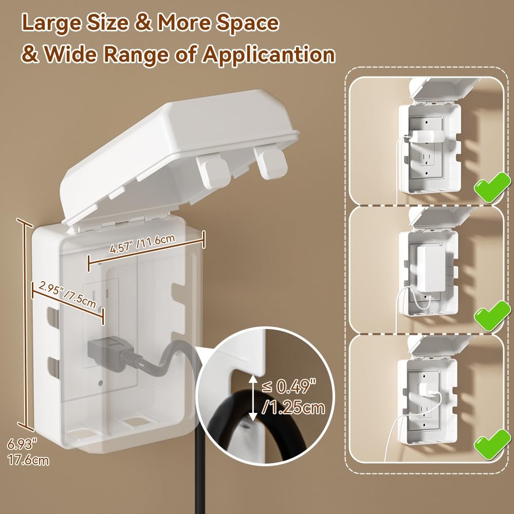 กล่องครอบปลั๊กไฟฟ้าแบบป้องกันเ - Outlet Cover Baby บทวิจารณ์และราคา