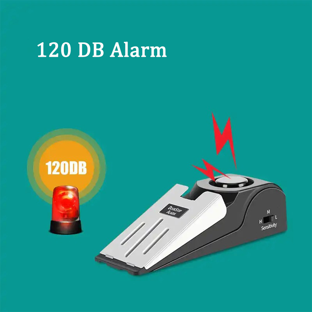 ระบบป้องกันการโจรกรรม125 dB ระ - Door Stop Alarm บทวิจารณ์และราคา