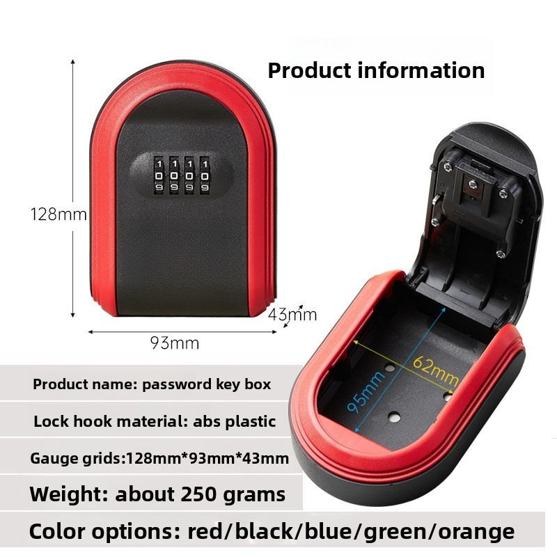 กล่องกุญแจพลาสติกพร้อมรหัสล็อค - Lockbox Key Secure บทวิจารณ์และราคา