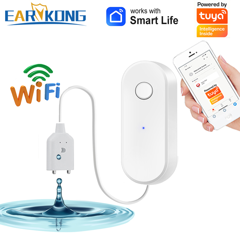 Tuya WiFi สมาร์ทเซ็นเซอร์น้ําร - Water Alarm Sensor บทวิจารณ์และราคา