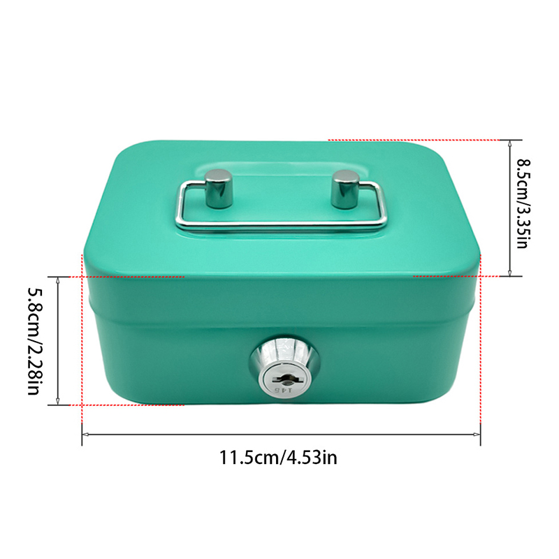 กล่องเก็บเงินแบบมีกุญแจล็อค กล - Lockbox Key Secure บทวิจารณ์และราคา